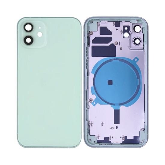 Tampa Traseira+Frame Apple iPhone 12 Verde Tampa Traseira+Frame Apple iPhone 12 Verde